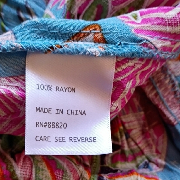 Rachel Roi Women's Multicolor Floral Tropical Maxi Skirt Size XS - Picture 6 of 7